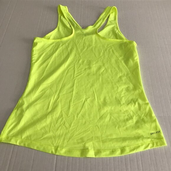 Nike Pro Lime Green Activewear Sleeveless Top - Picture 5 of 10